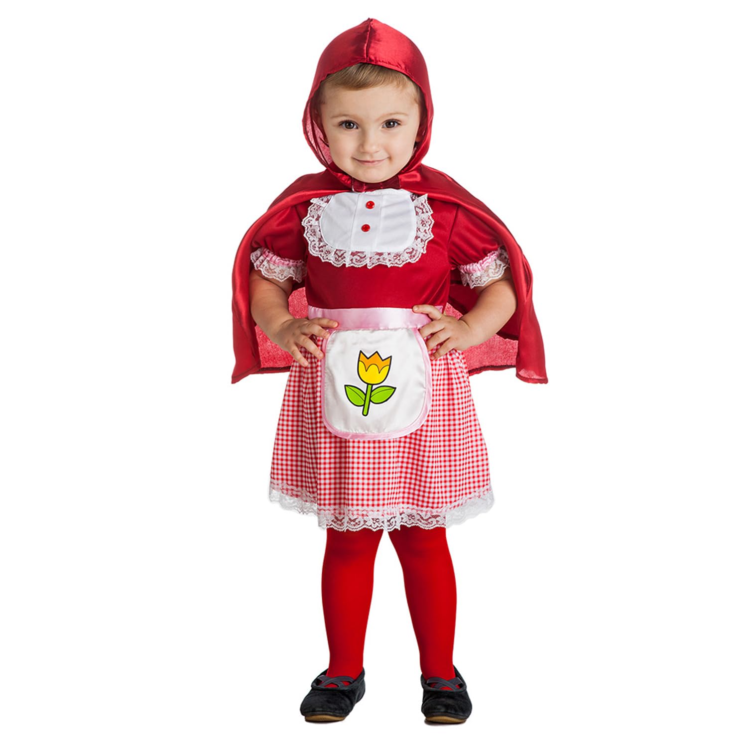 Boland - Disfraz de Caperucita Roja infantil, disfraz para fiestas temáticas o carnaval, disfraz de cuento de hadas