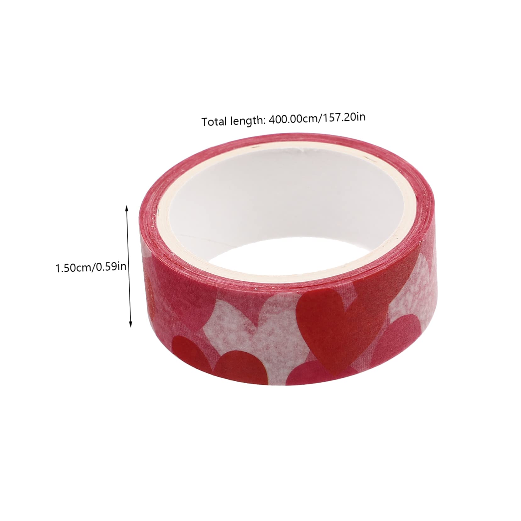 STOBOK 30rollen Teiliges Washi Tape Für Valentinstag Dekorative Klebebänder Für Scrapbooking Handwerk Planer Hochwertige Selbstklebende Masking Tapes Mit Ästhetischen Mustern