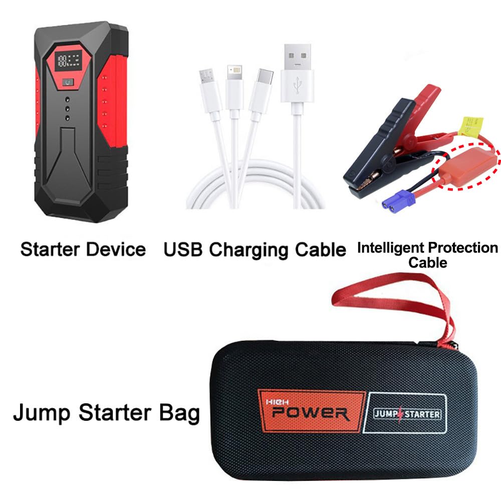 1200A Urządzenie Do Uruchamiania Awaryjnego Samochodu 22000mAh Power Bank Benzyna Diesel Ładowarka Samochodowa Począwszy Od Akumulatora Samochodowego Booster Buster