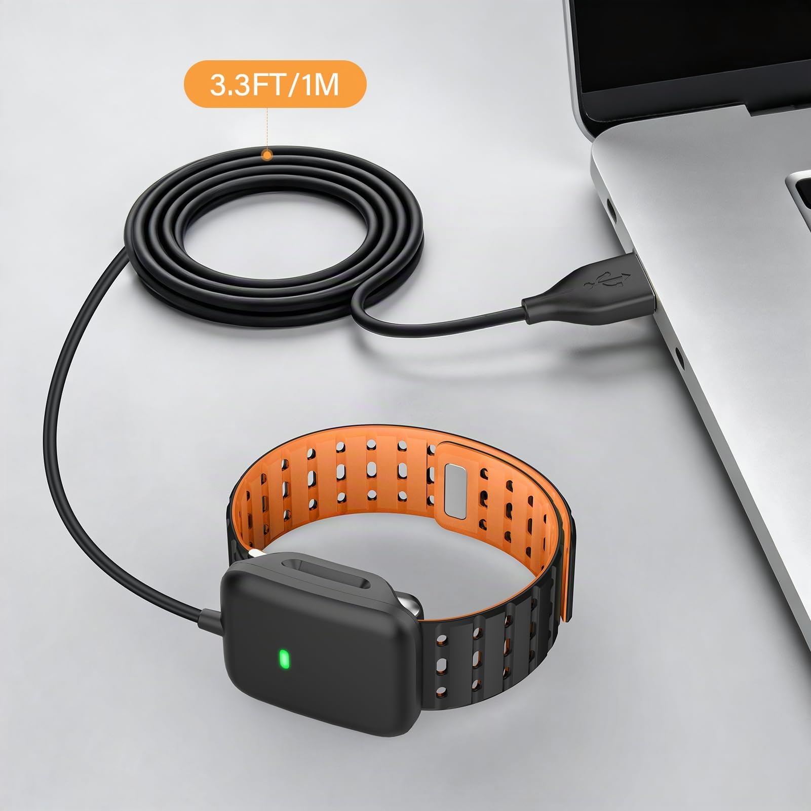 Chargeur pour montre connectée Whoop 5.0/MG Noir