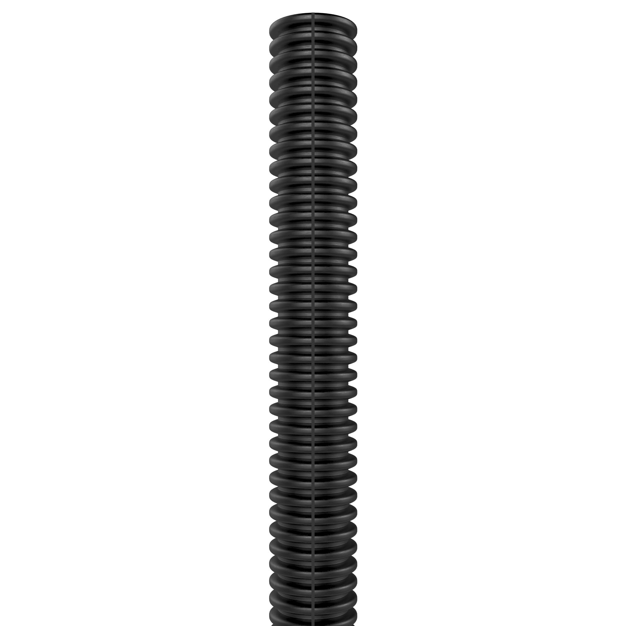 Tubo corrugado – Manguera corrugada (abierta), tubo eléctrico vacío, protección contra martas (NW 7,5 (interior 6,9 mm) = 50 metros