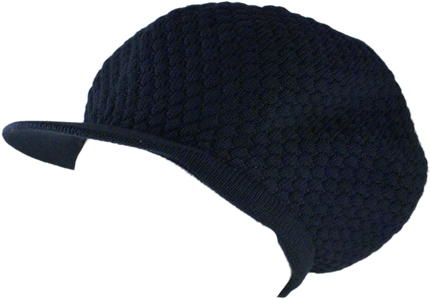 Crazy Lizard Unisex Navy Rasta Dreadlock Hat In Plain Colors. Bob Marley Mens Hats. Dreadlock Tam Accessories Beanie Hat. Jamaican Tam Hats For Men And Women. (Navy)