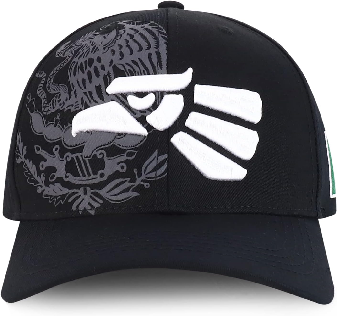 Trendy Apparel Shop XXL Hecho En Mexico Eagle 3D Embroidered Structured Baseball Cap - Image 2