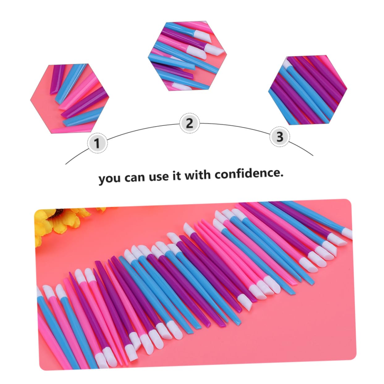 AUTSUPPL 108 Pcs Nail Cleaning Supplies Set of Nail Art Cleaning Sticks Cuticle Stylish Functional for