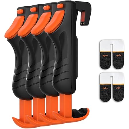 Amazon Com Pxn P1 Game Tigger Controller Fps Mobile Tigger Controller Mobile Fire Sensitive Controller Aim Button Game Mobile Trigger For 4 7 6 5 Android Ios Phones In Pubg Call Of Duty Fortnite 4 Pack Computers Accessories