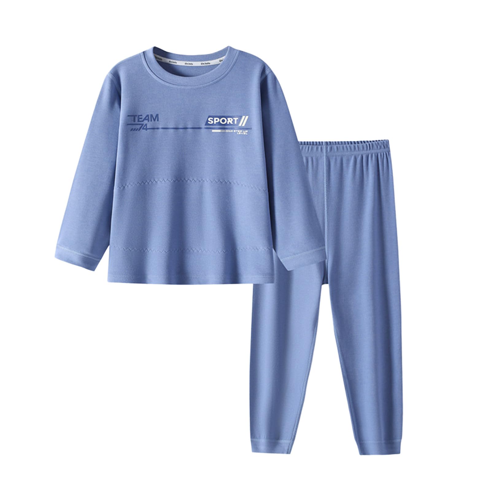 Sous Vetement Thermique Enfant Ensemble Pyjama Pantalon T-shirt