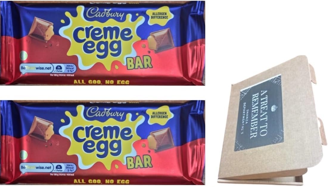 Cadbury Creme Egg Bar (123g) Pack Of 2 Amazon.co.uk Grocery