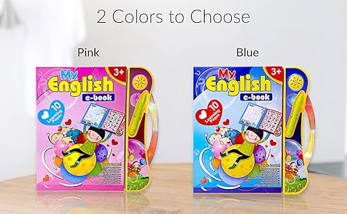 Learning Book -Abc Sound Book,With 10 Modes To Learn Music/Numbers/Animals / Alphabet,Interactive Electronic Books For Kids Boys & Girls 3 Years Up #TOP5