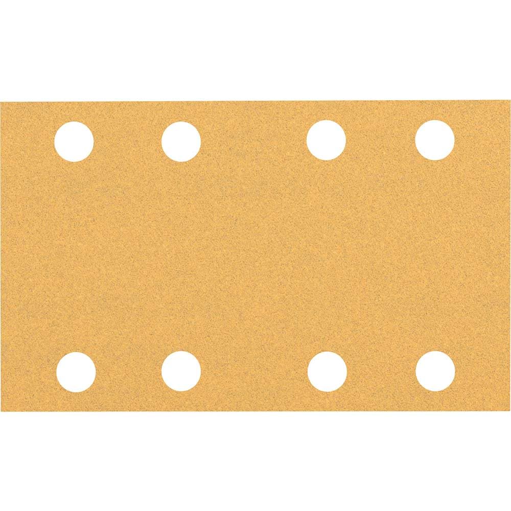 Bosch 10x EXPERT C470 Sandpaper (for Paint on wood, Hardwood, Ø 80x133 mm, Grit 100, Professional Accessory Orbital Sander)