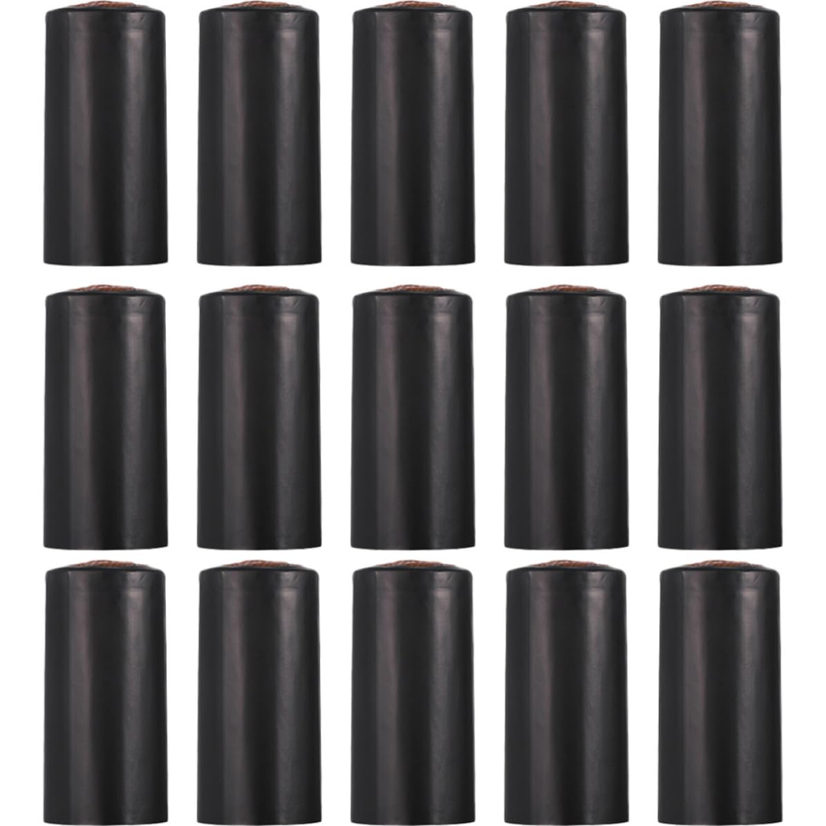 Tapas termorretráctiles de PVC con bordes redondeados para 300 botellas de vino