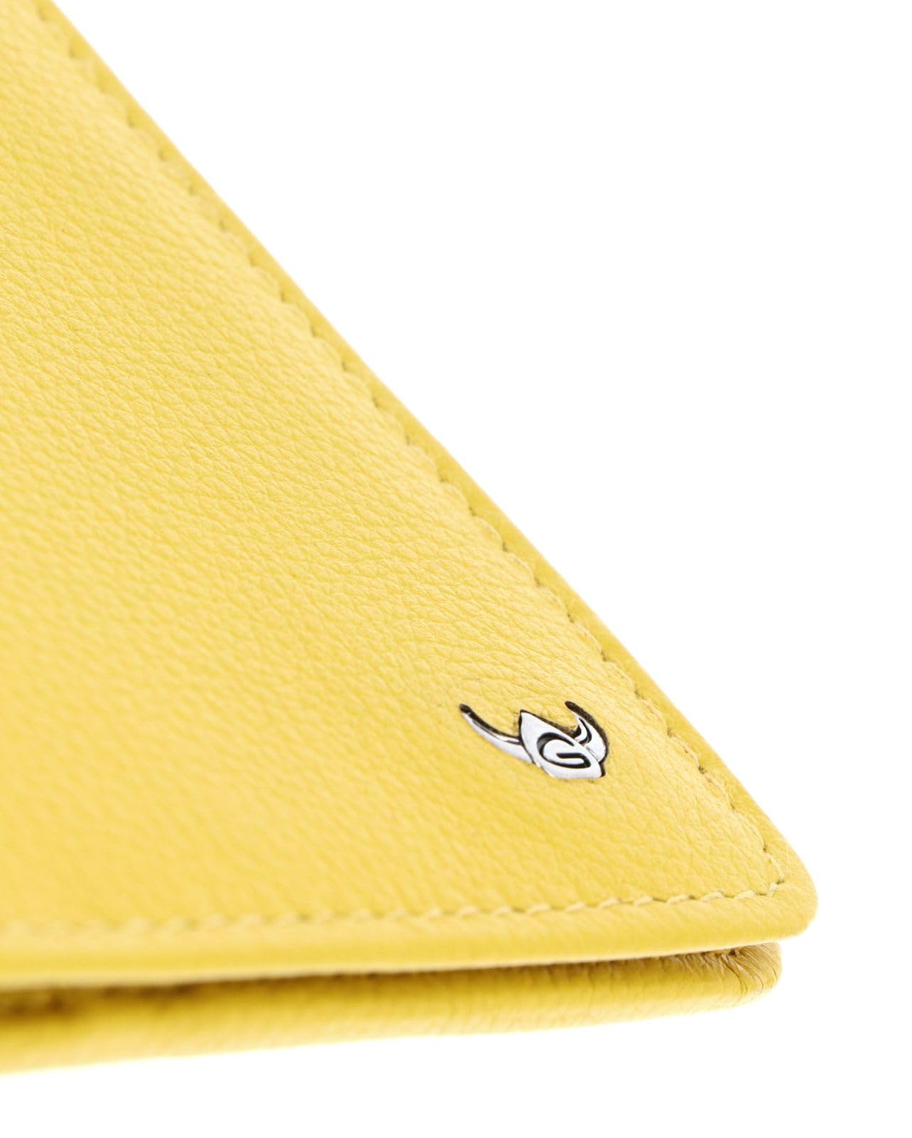 Golden Head Madrid RFID Protect Ausweisetui 4480, Sonnengelb, One Size, Klasyczny