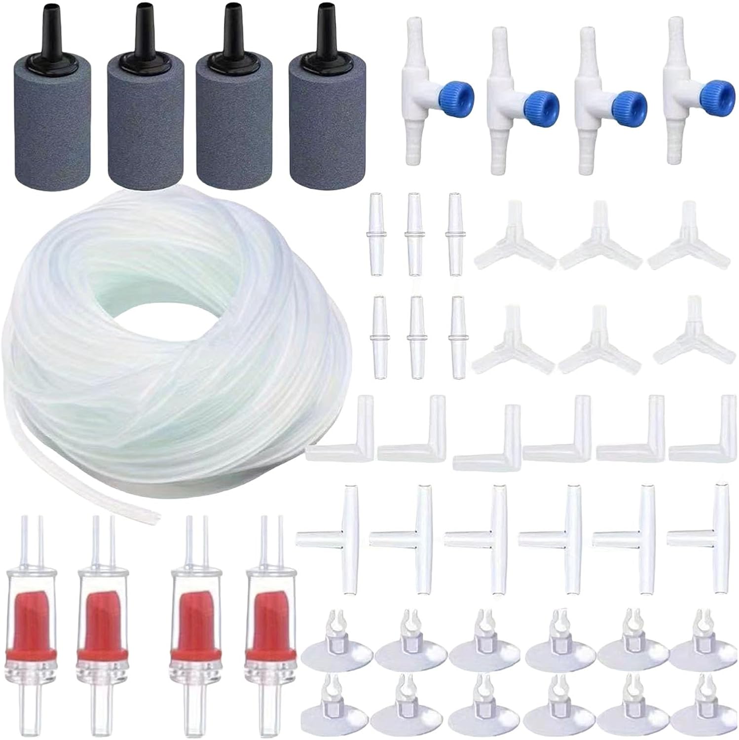 Tanks Bubble Stone Air Pumps Accessories for Aquariums, Fish Tanks for Water for Fish Enthusiasts Flexible Air Tubes