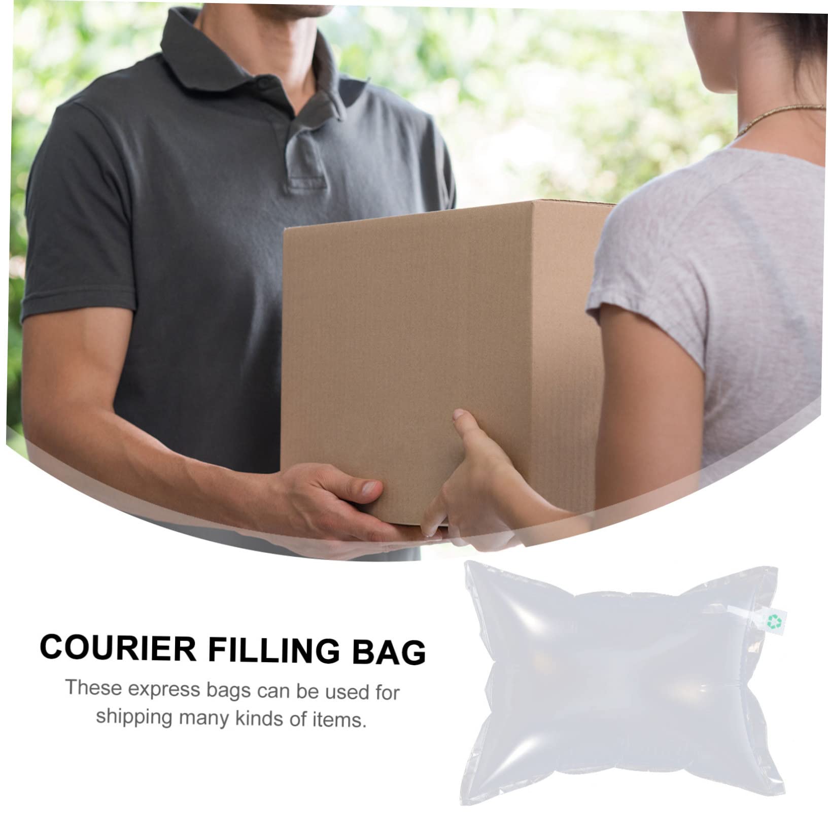 Aufblasbare Luftpolsterbeutel 30 Stück aus Co Extrusionsfilm | Weinflaschen und Obst, Spart Lagerraum, Stabile Luftfüllung, Schutzverpackung Beim Versand, Verpackungsmaterial
