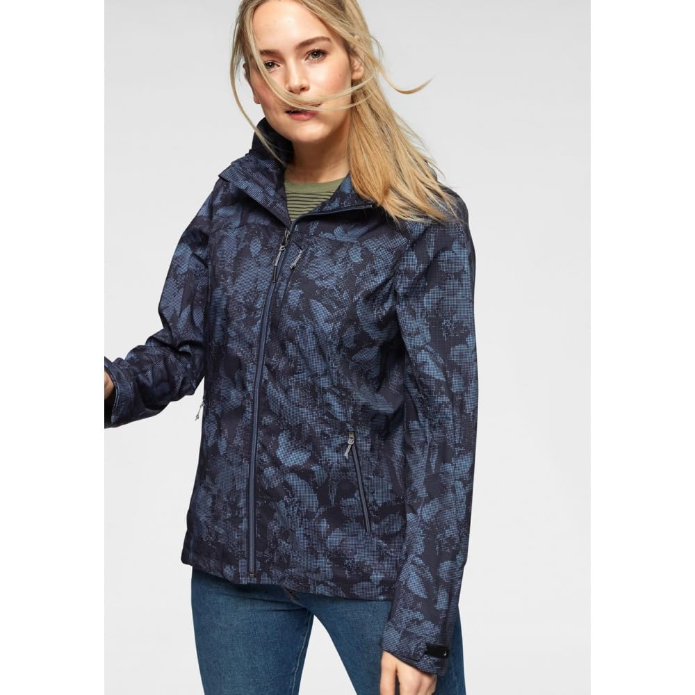 Killtec Julia Damen Softshelljacke | wasserdicht 8.000 mm atmungsaktiv winddicht | Übergangsjacke mit Reißverschlusstaschen | große Größen 46 48 50 52 54 56