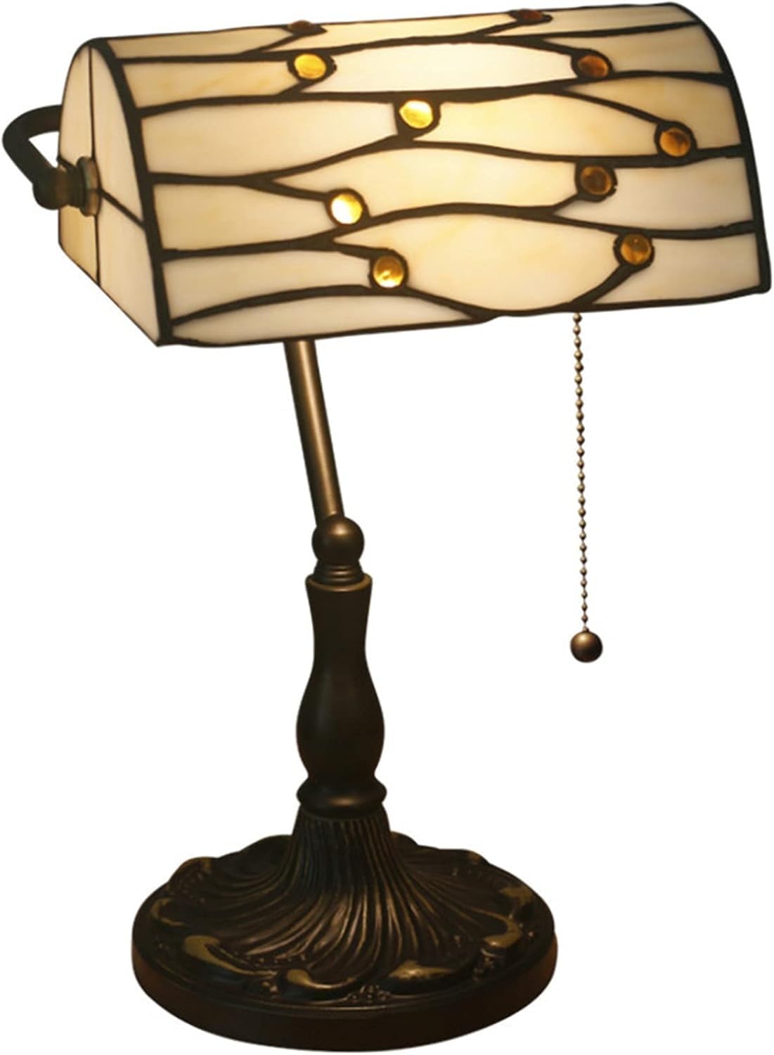 Table Lamp Bankers Green Restaurant Light for Tiffany Banker Desk Lamps(13)