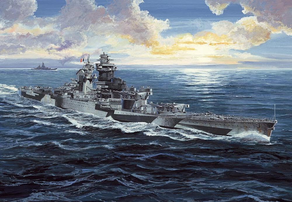 Trumpeter 05750 - Modellino da Costruire, Nave da Guerra Battaglia Richelieu 1943