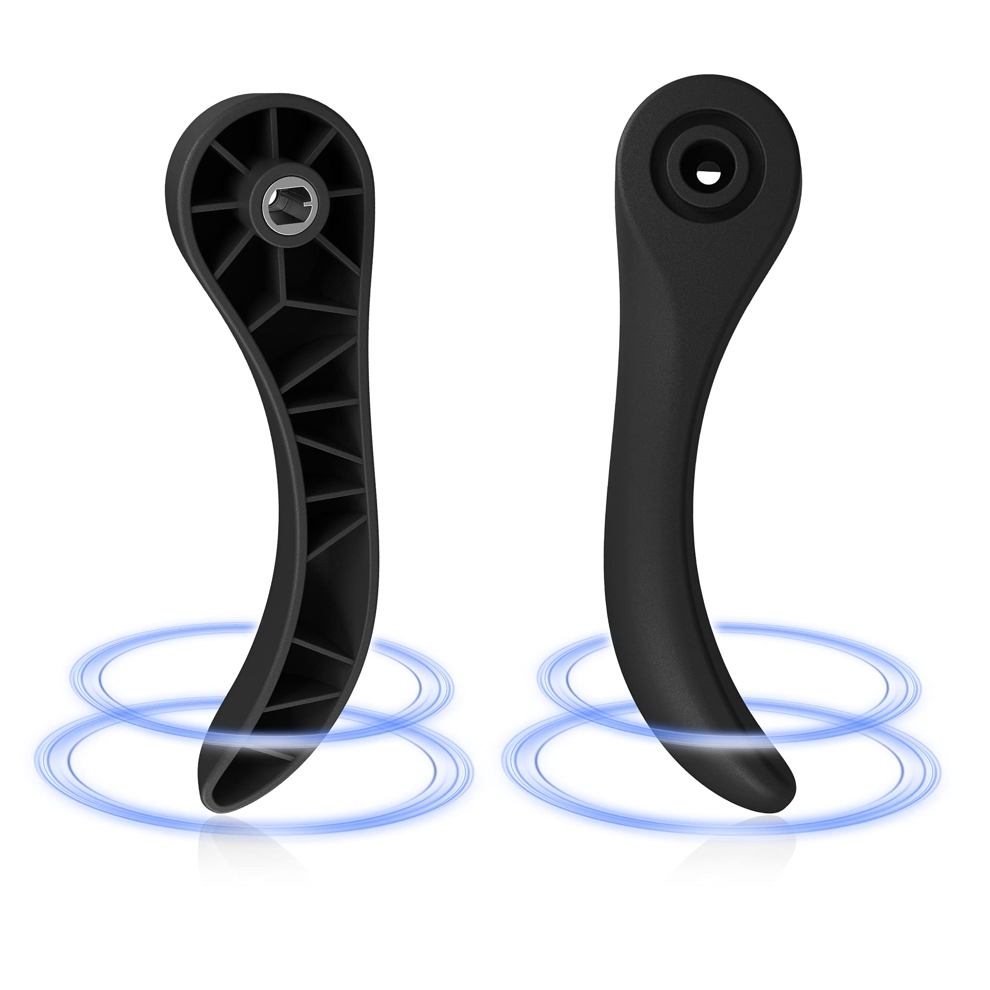 BASIKER Front Driver & Passenger Adjust Handle for Chevy S10 Colorado Blazer SSR & GMC Canyon Jimmy S15 Envoy H3 Back Release Handle Replace OEM