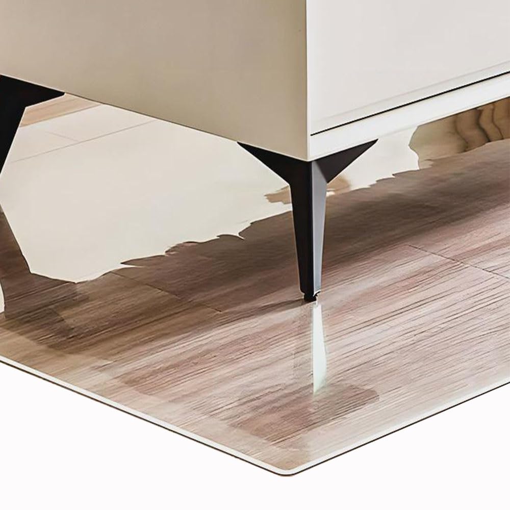 Clear Chair mat PVC Hard Floor Protection Mat Fully Clear Office Chair Mat for Home Furniture Transparent Plastic