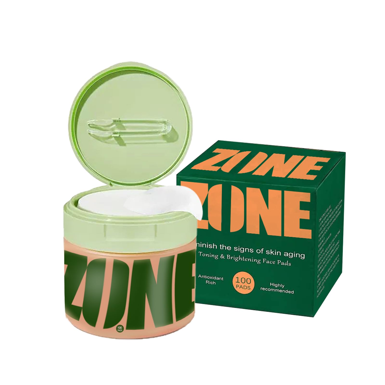 EdenEdges Korean Skincare Toner Pads, Dark Spot & Wrinkle Treatment, Anti-Aging with Snail Mucin, Centella Asiatica Niacinamide and Peptides, 100 Count