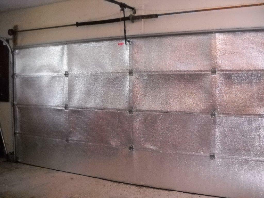 2 Rolls: 48x10' Reflective Insulation Roll Foam Core Radiant Barrier Garage Door
