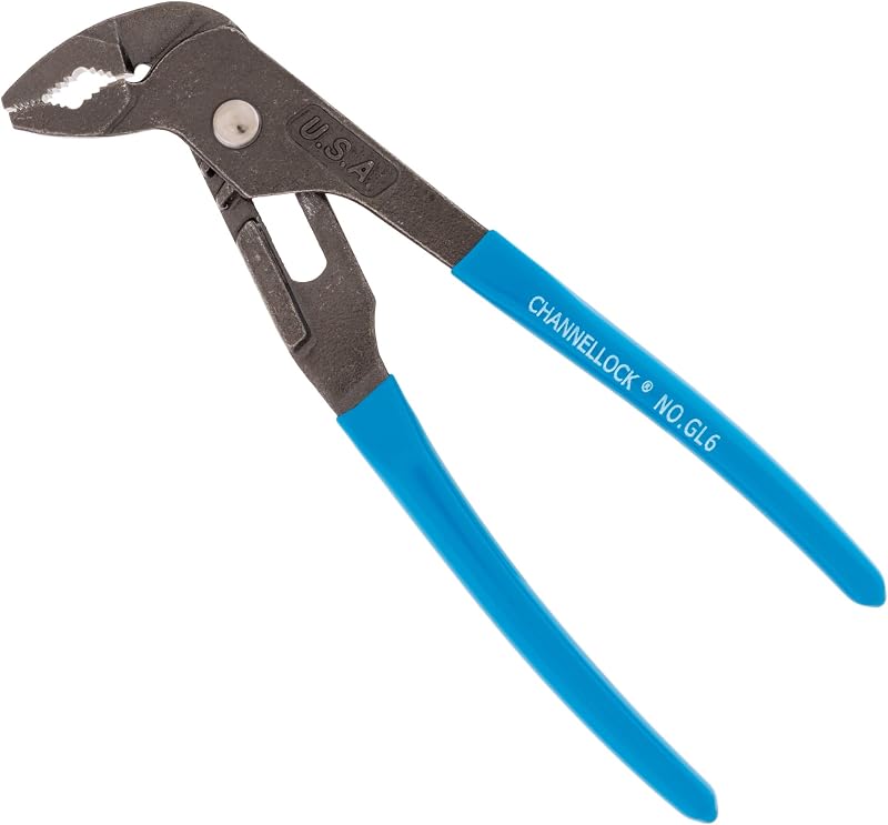 Channellock Tongue and Groove Pliers, 6-1/2 in, Blue (GL6)