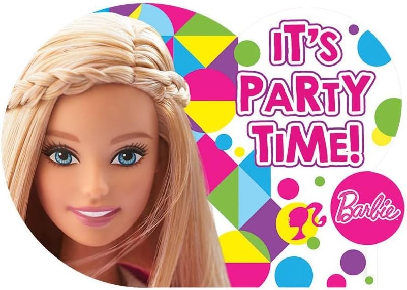 Barbie Sparkle Collection Party Postcard Invitation, 4.25" x 6.25", 8 Ct.