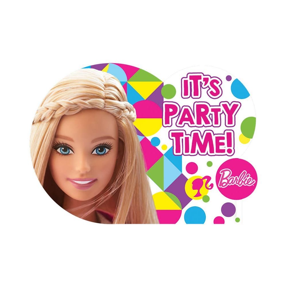 Invitaciones de Barbie Sparkle de 8 unidades para crear recuerdos inolvidables en su gran día especial 3