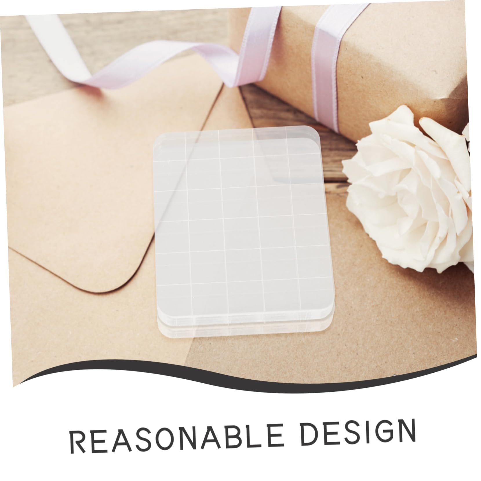 ARTIBETTER 3 Series Herramienta De Estampado Acrílico Fondant Primero Sellos Artesanales Carta Almohadillas Herramienta De Estampado De Bricolaje Sello De Álbum De Recortes 6 Piezas*3