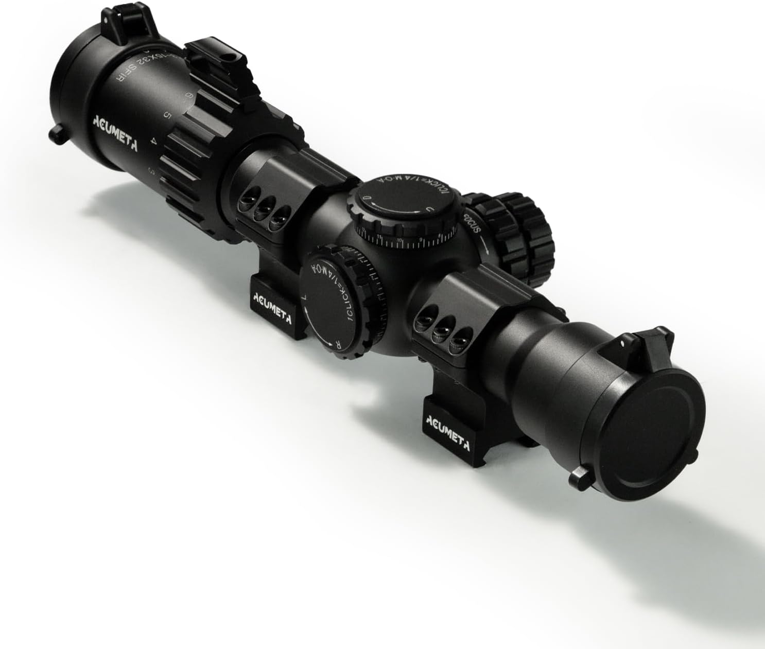 ACUMETA Oculus 3-15X32 SFIR FFP Rifle Scope, 30mm Tube Hunting Riflescope with Scope Rings for 20mm Rail