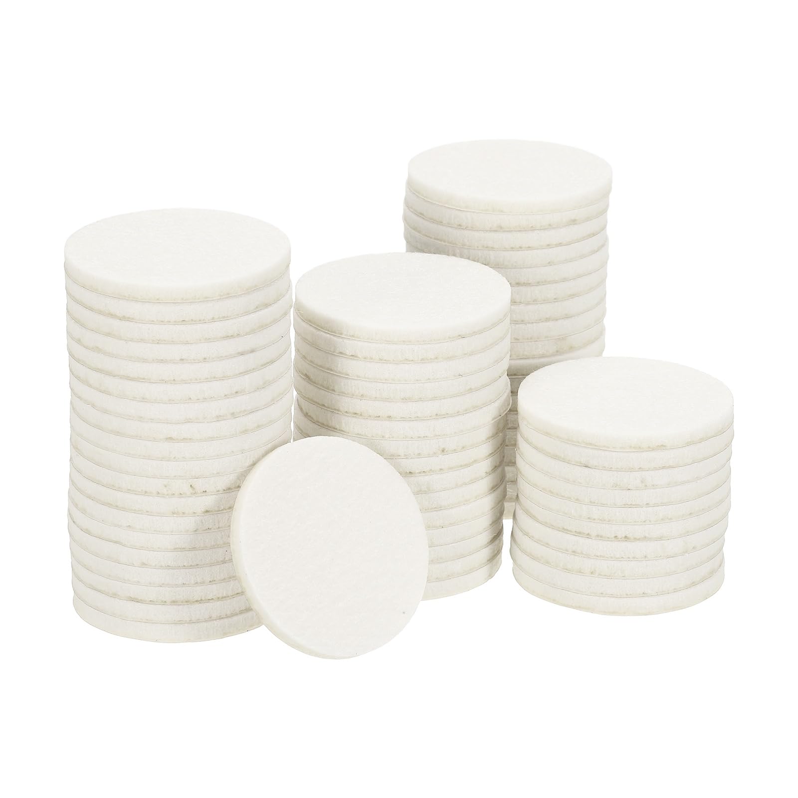 Patins antidérapants pour meubles en feutre blanc lot de 64 protection de sol