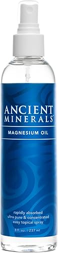 Ancient Minerals Botella de spray de aceite de magnesio de cloruro de magnesio Zechstein puro y genuino - Magnesio tópico para aplicación en la piel
