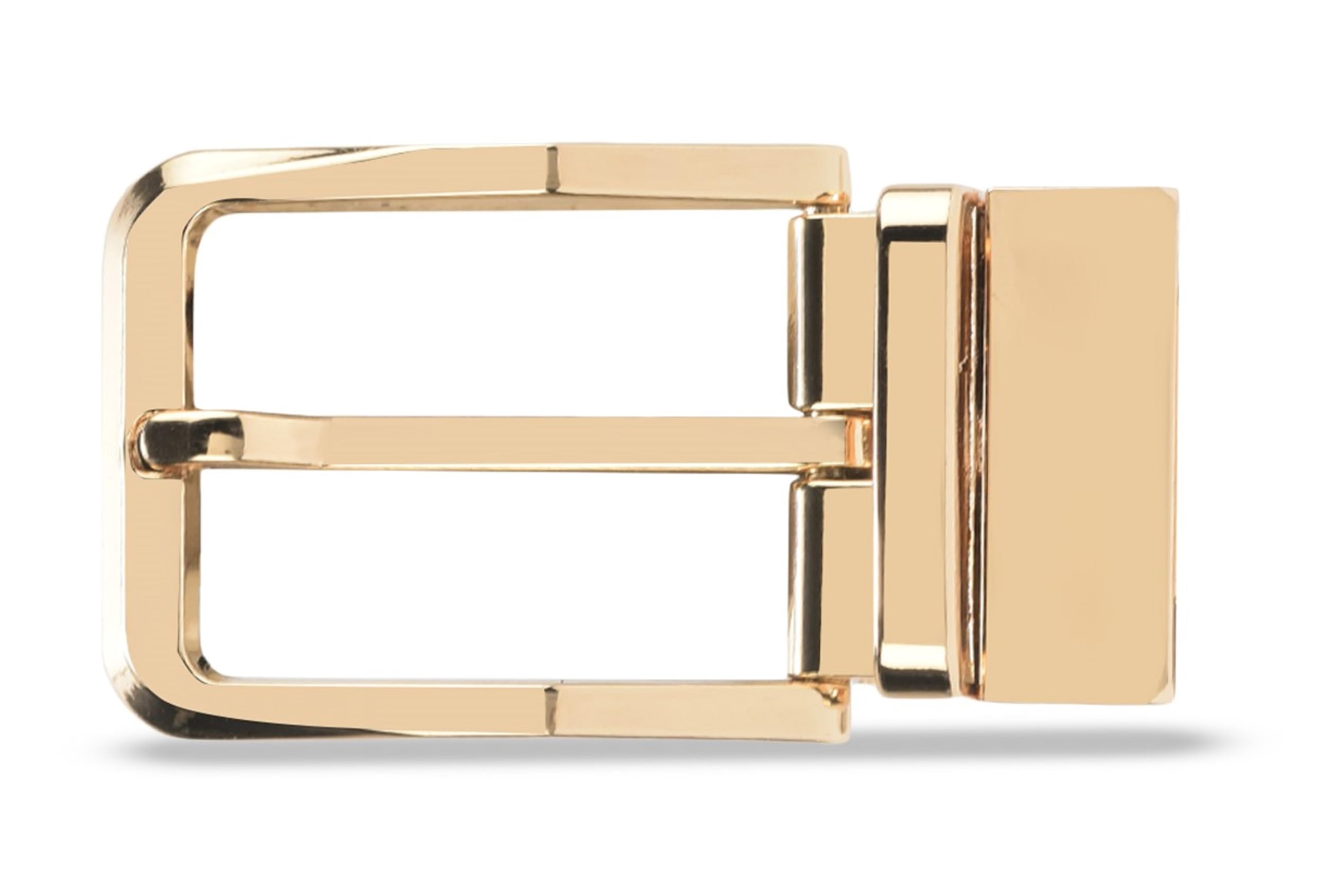 Men's Reversible Belt Golden Buckle– Suitable for Party And Casual Wear (Buckle Only)