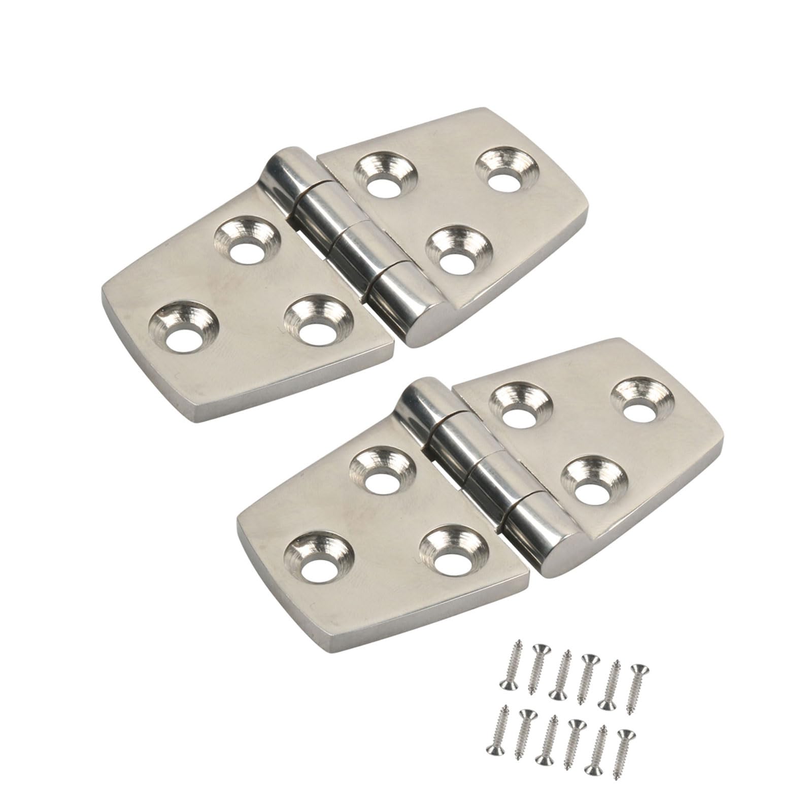 Lxjlxd Style2 Of 2 Marine Grade 316 Stainless Steel Heavy Duty Hinges With Mounting Screws For Boat Cabin Doors And Hatches Heavy Duty Boat Hinge