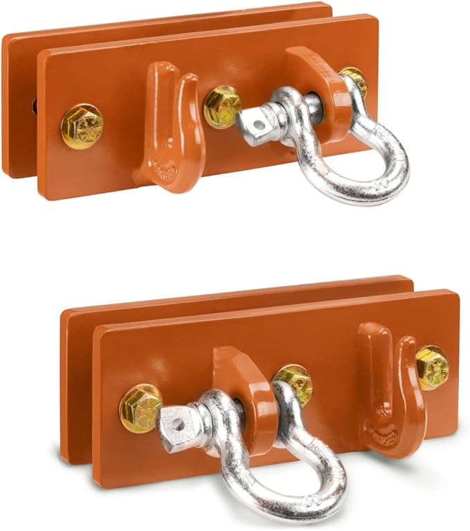 ONECHOI Tractor Bucket Hooks, Bolt On Clevis Mount with 1/2