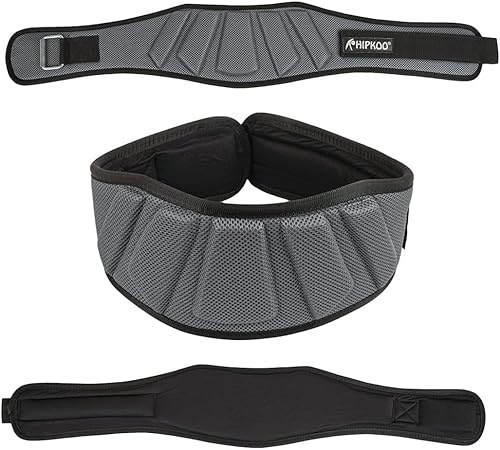 Hipkoo Sports Cinturón de gimnasio con diseño de rejilla extrema