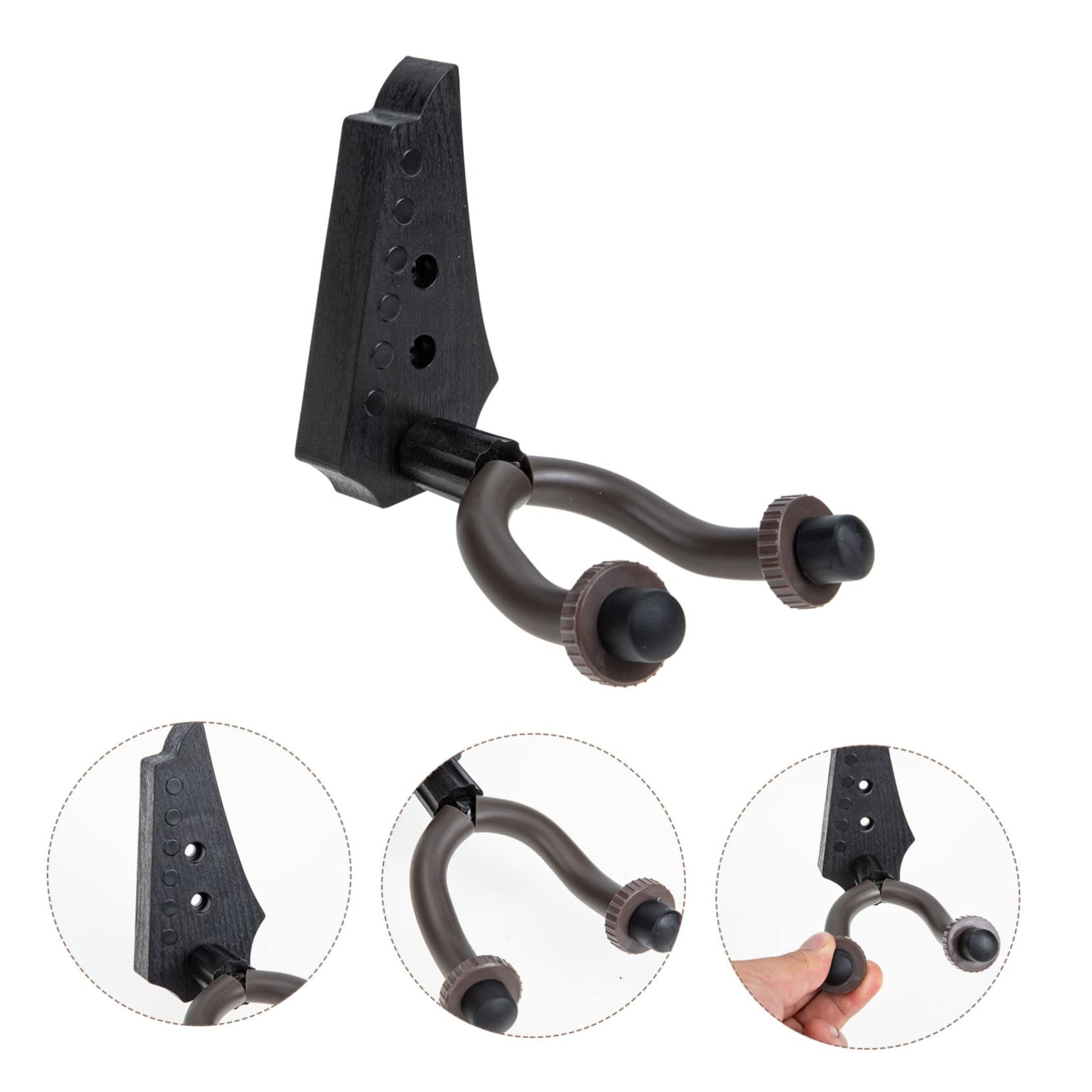 BESTonZON Guitar Hanger Wall Violin Wall Hook String Instrument Rack Violin Stand Ukulele Stand Morin Khuur Hangers for Wall Mount