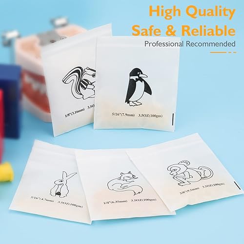 Miniatura 2 de faruijie Bandas de goma elástica ortodóntica para tirantes Ortho Intraoral Invisalign Gap Dientes Bandas Color Natural