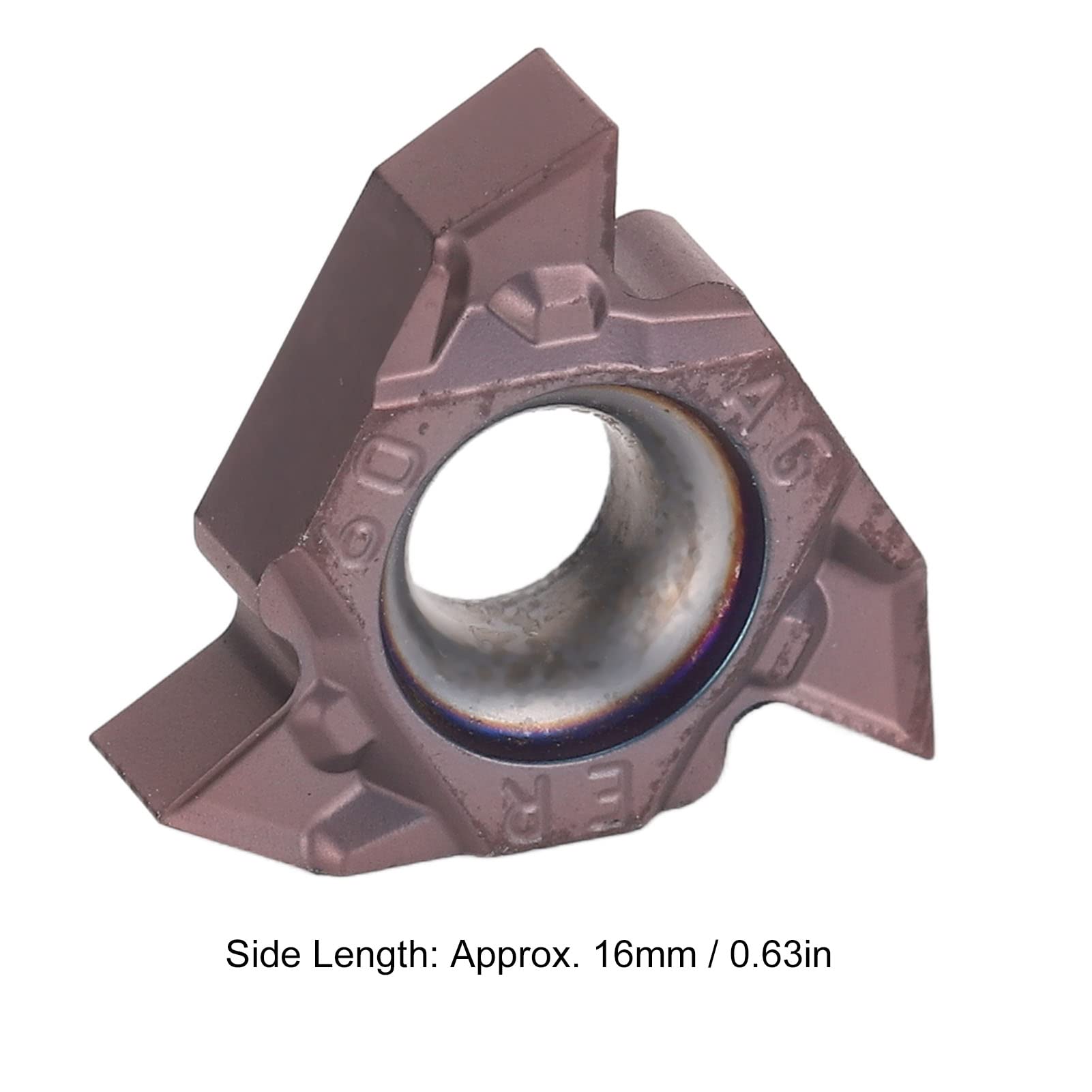 Inserts de filetage 10pcs CNC Lathe Indexable Carbure Blade Turning Toolder 16er AG60 EM598L Inserts de filetage de haute précision pour l'usinage en aluminium en acier inoxydable