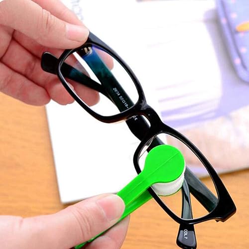 Miniatura 9 de 10pcs Mini Sun Eyeglass Microfibra Limpiador Cepillo Herramienta de Limpieza Gafas Clip de Limpieza Color Mixto