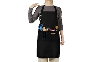 Adjustable Button Apron: The Ultimate Painters Smock for Women