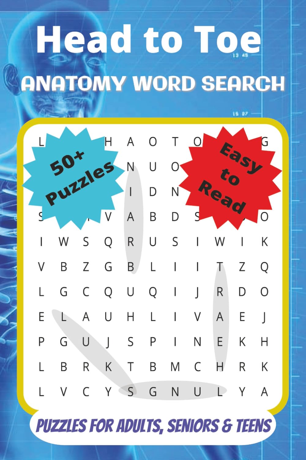 Head to Toe Anatomy Word Search: Human Anatomy Word Search Book