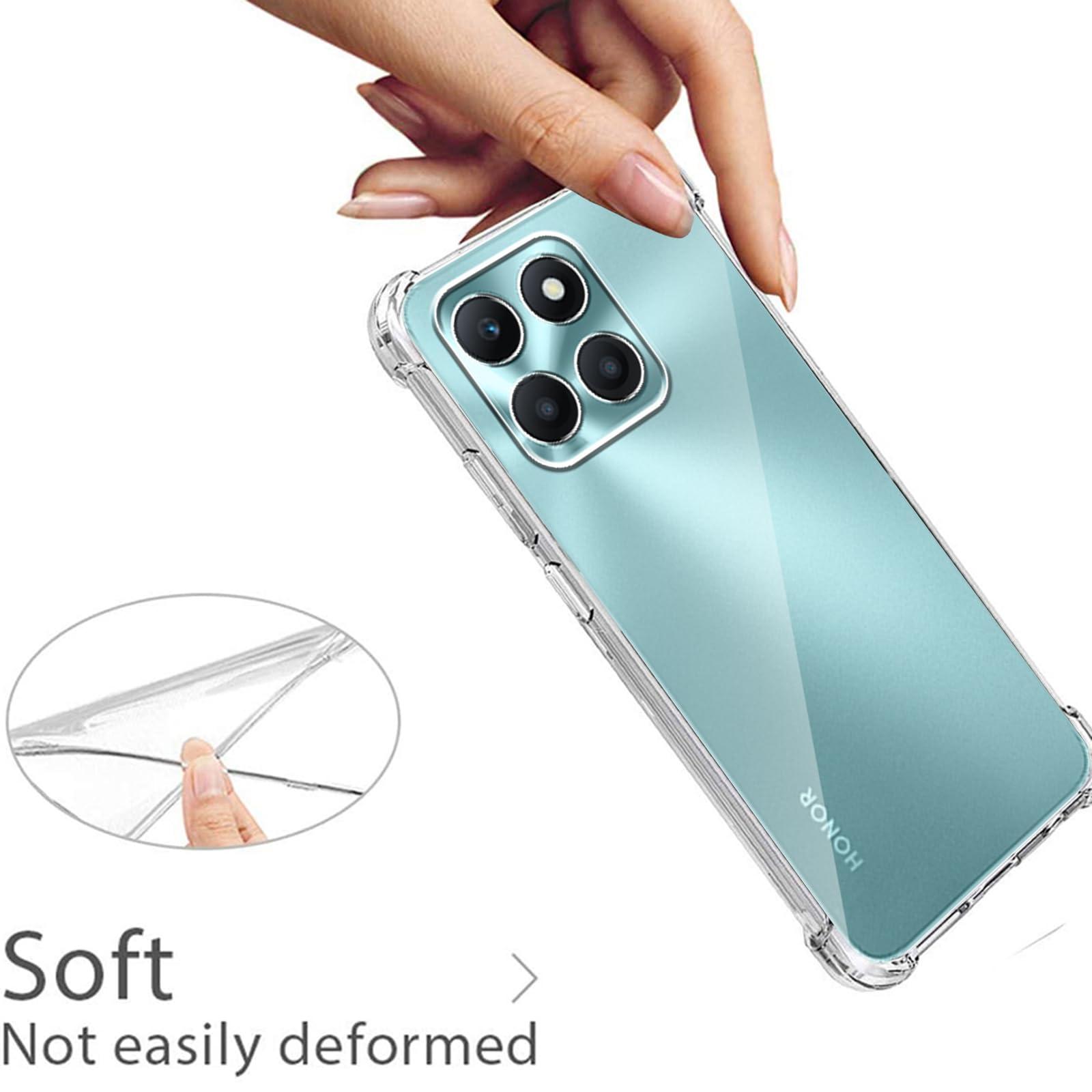 Custodia Antiurto Slim Custodia Sottile In Silicone Per For Honor X6A - Foto 6