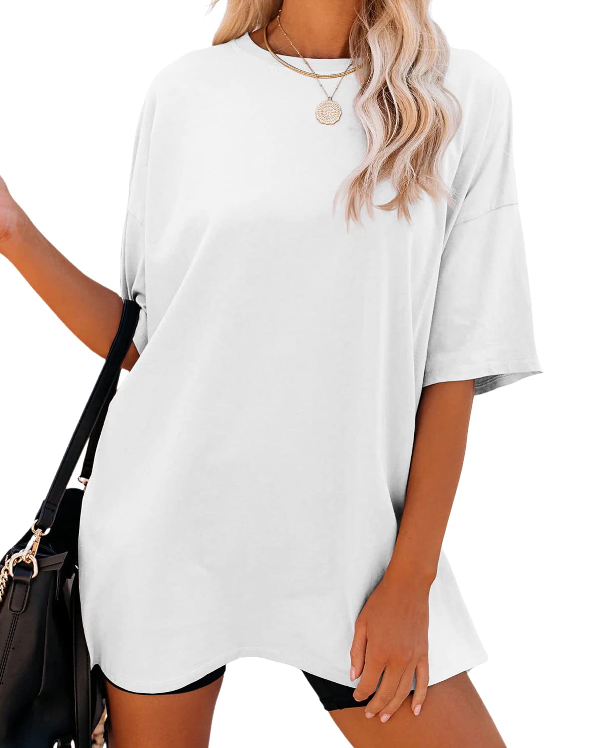 Abito da donna in due pezzi, con spalle scoperte, maniche a campana, stile vintage, stile Cottagecore