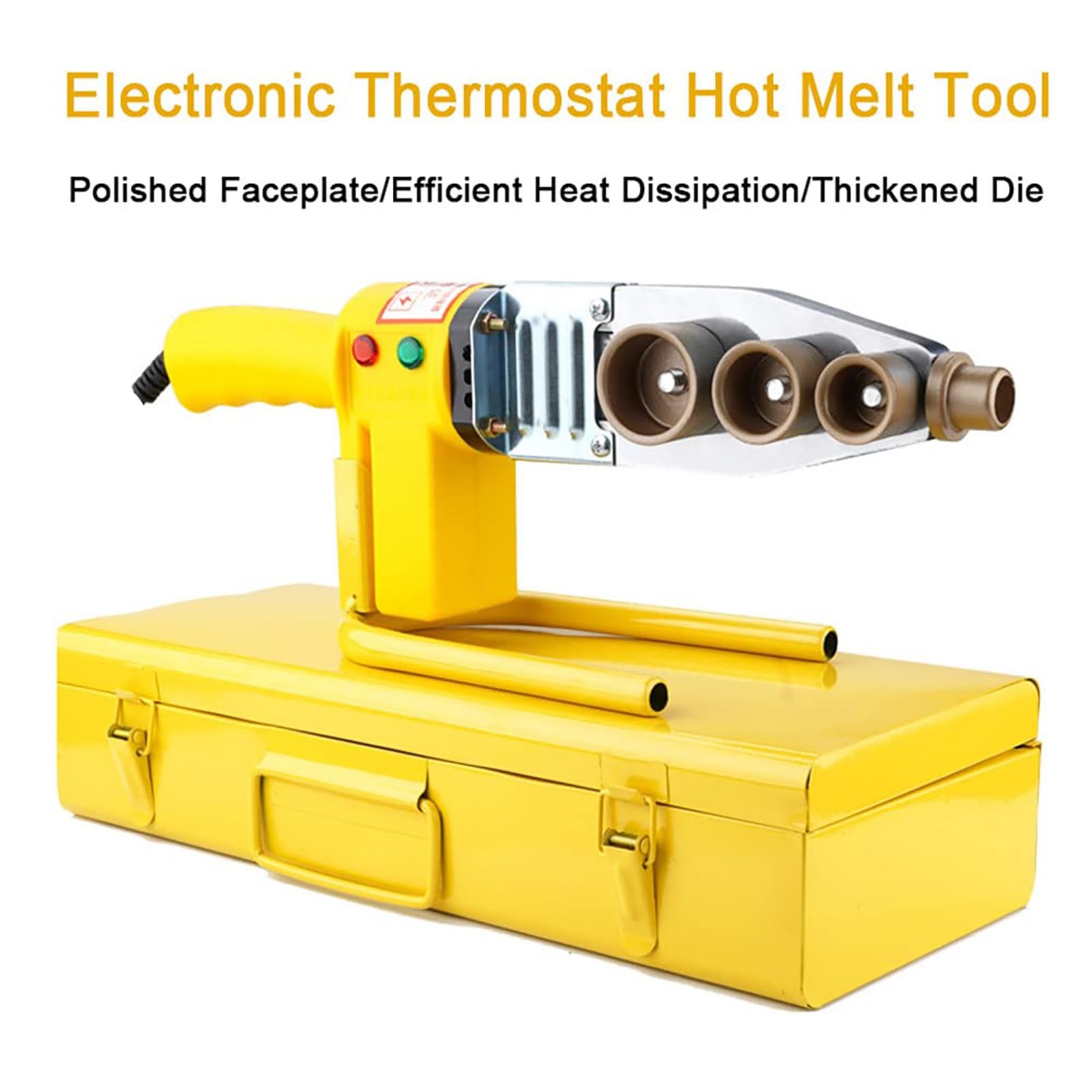 Zgrzewarka do rur z tworzywa sztucznego 1500 W – spawarka do rur PPR do rur PPR PE PB HDPE, kontrola temperatury 120-320°C