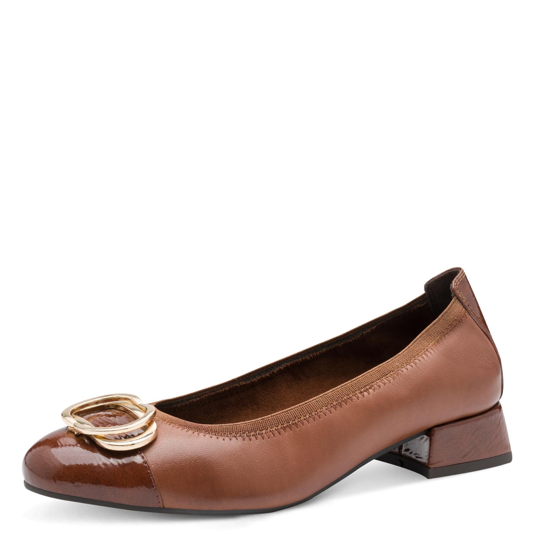 MARCO TOZZI Women's Pumps 2-22214-45, Cognac Comb, 4 UK