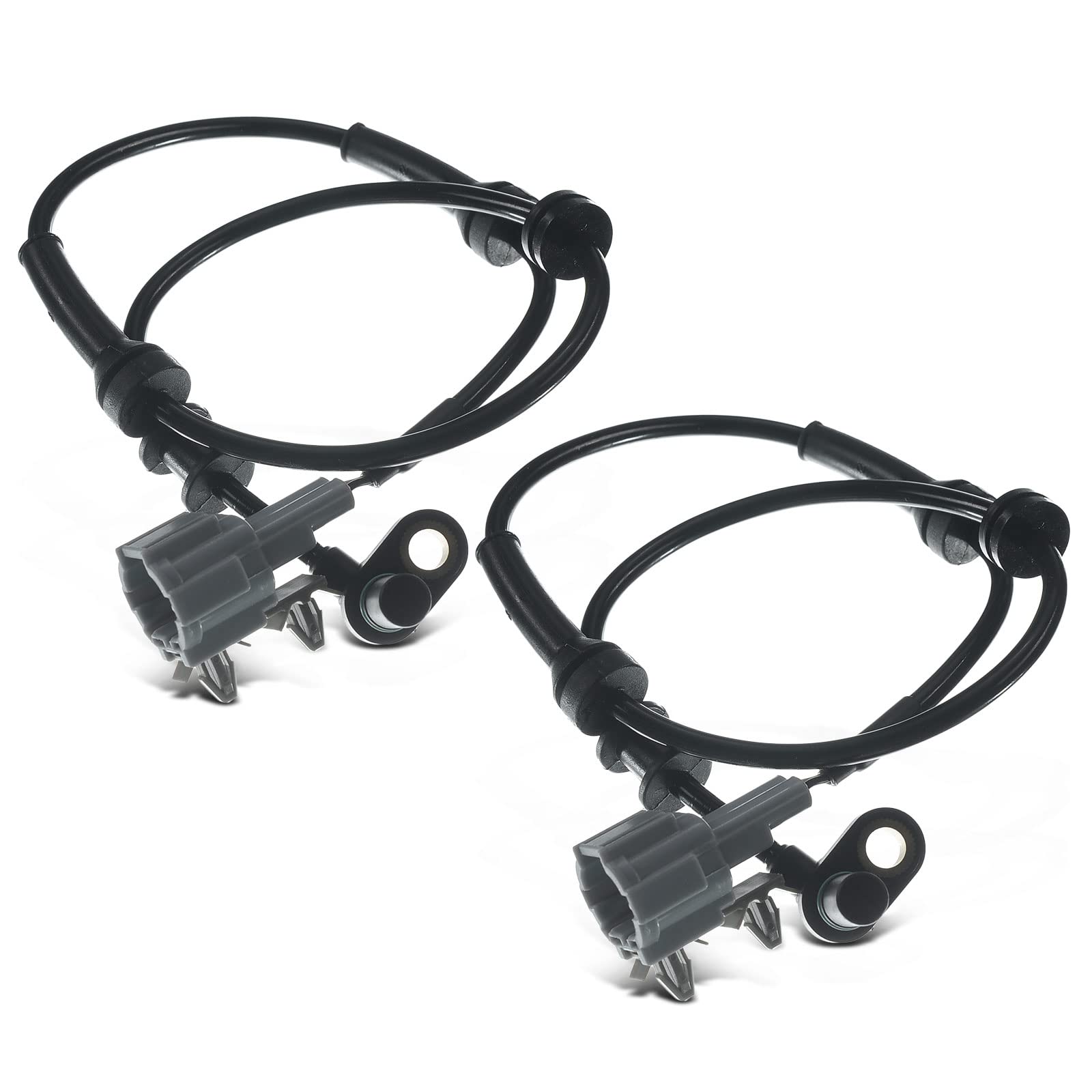A-Premium ABS Wheel Speed Sensor Compatible with Nissan Models - Frontier/Xterra 2005-2014, Pathfinder 2005-2012, Equator 2009-2012 - Front Side, (2-PC Set), Replace# 47910-EA025, 47910EA025
