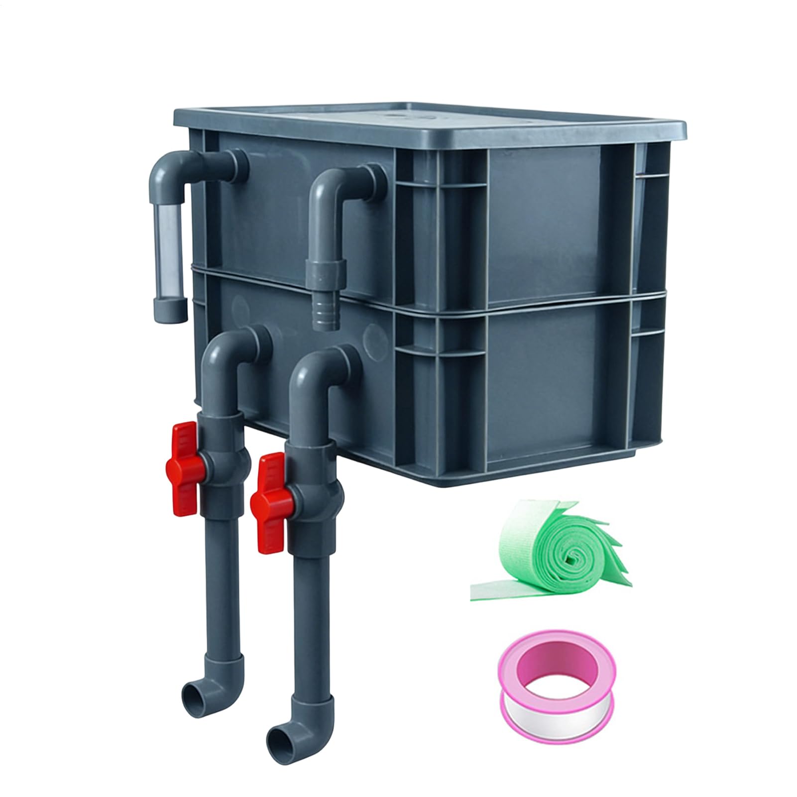 Écran Filtrant Pour Aquarium, Flexibilité De Conception Modulaire, 1 Ensemble, Boîte De Filtrage Noire, Filtre Biologique Interne, Conception Compartimentée, Pour Eau Douce Et Eau Salée, Maison Intéri