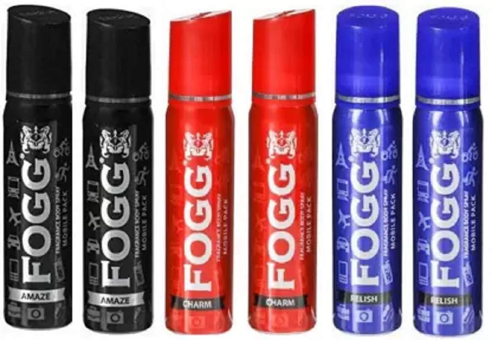 FOGG Men & Women Amaze,Charm,Relish Mobile Pack Pocket Deo (25Ml X 6) Fresh Scent Deodorant Spray - & (150 Ml, Pack Of 6)-picture-10