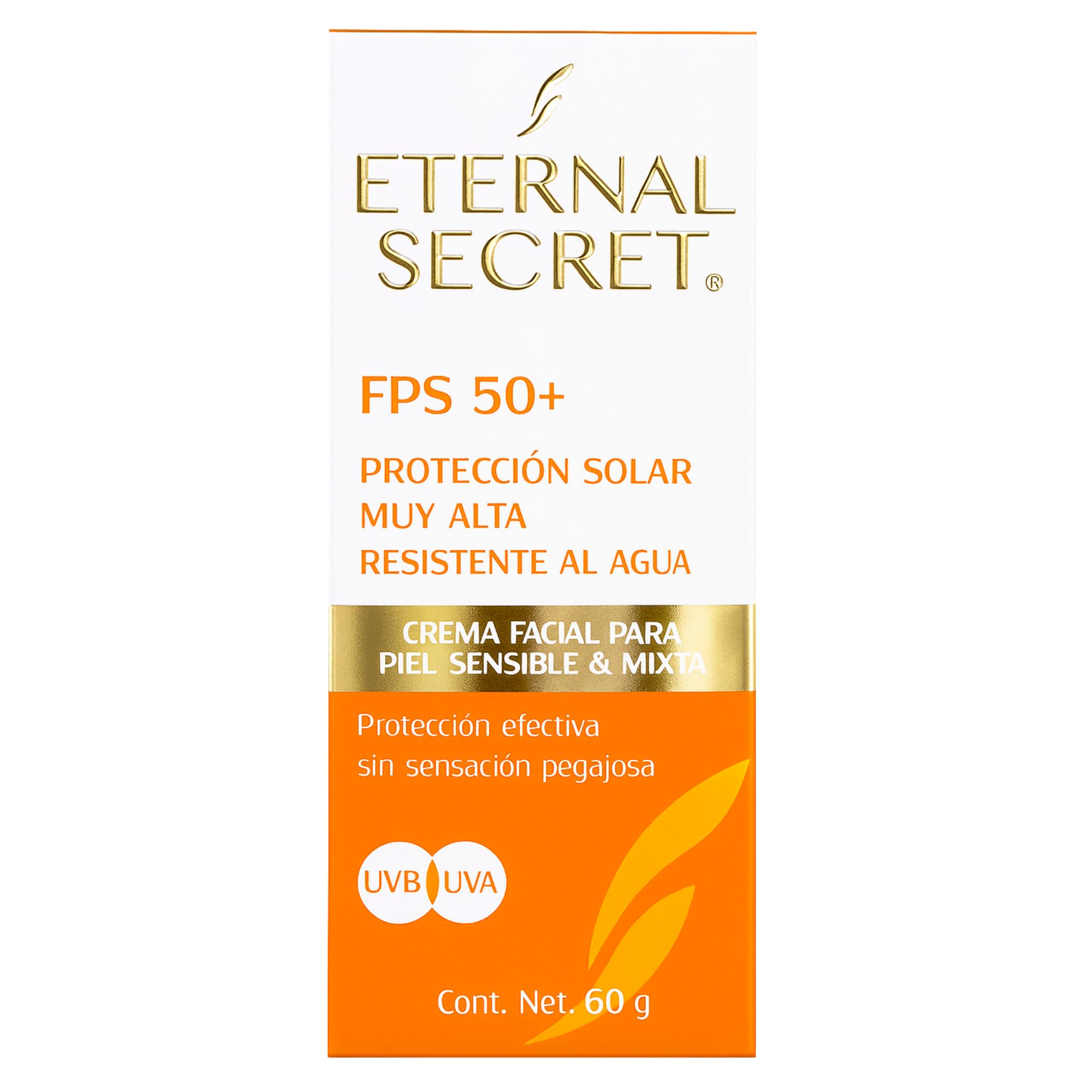 Eternal Secret High Protection Sunscreen for Face - SPF 50+ Water-resistant, Non-Sticky Texture, 2.12 oz - Bloqueador Facial/Corporal Eternal Secret FPS 50+ 2.12 oz