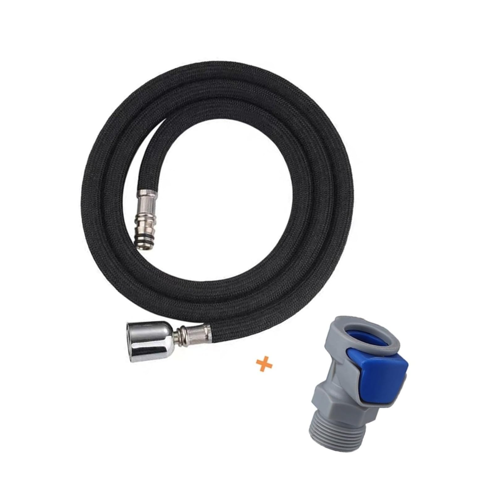 Manguera retráctil para grifo de cocina, manguera de pulverización de desconexión rápida con cabezal de ducha extensible para grifos de fregadero, pieza de repuesto para un uso fácil